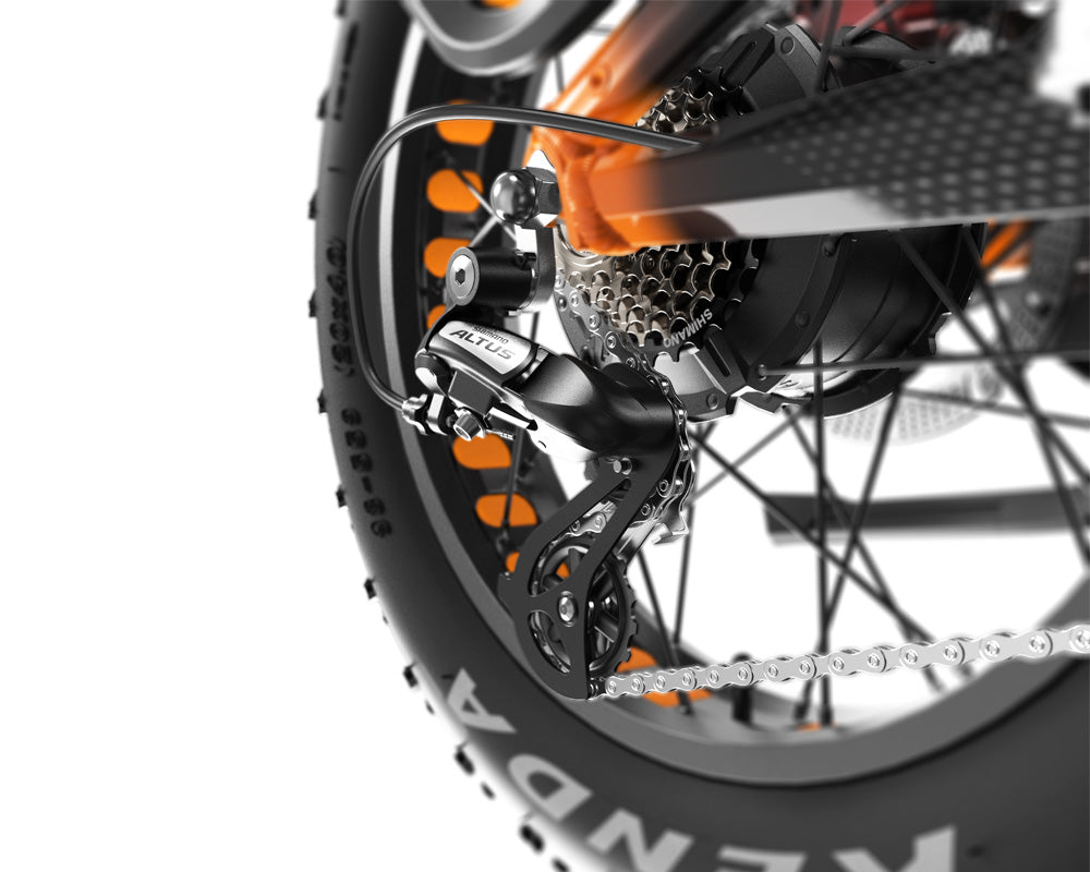 Lankeleisi RX800 Plus 20" Fatbike 960Wh vollgefedertes SUV-E-Bike
