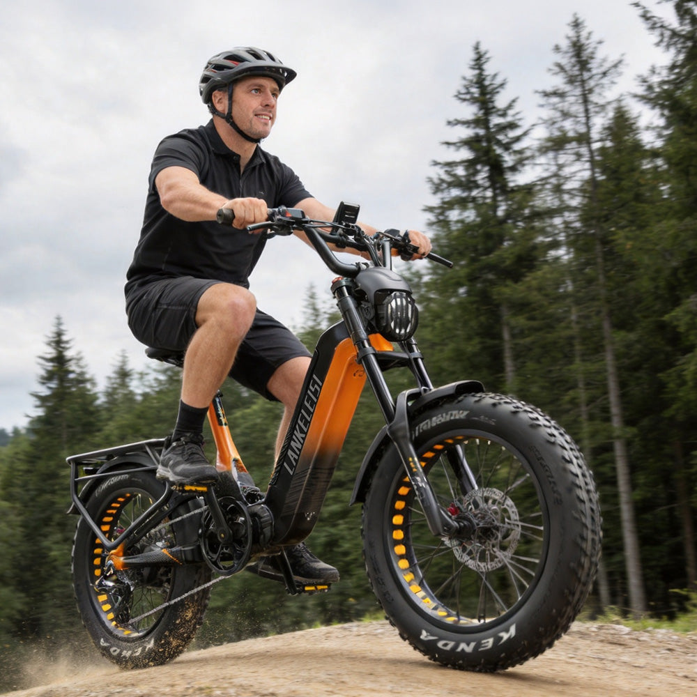 Lankeleisi RX800 Plus 20" Fatbike 960Wh vollgefedertes SUV-E-Bike