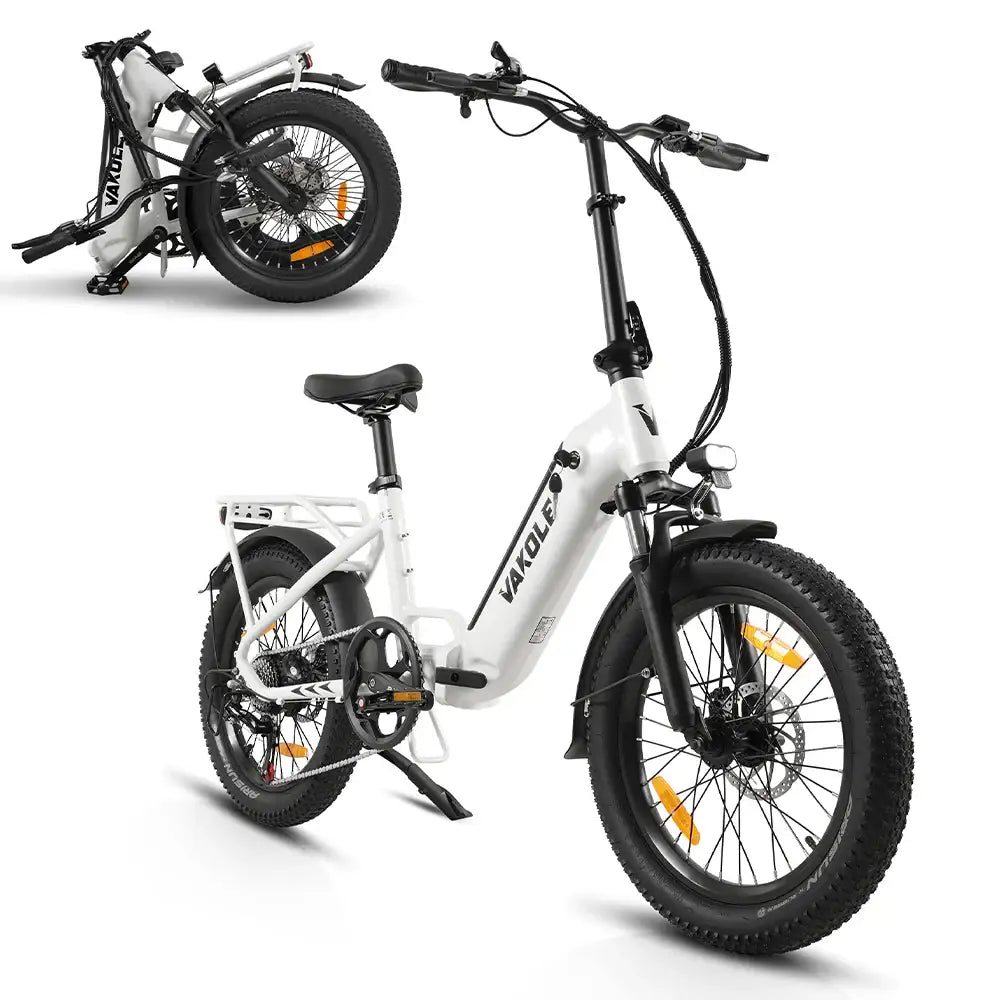 Vakole VT4 20 Zoll Faltbares Kompaktes E-Bike 468Wh Tiefeinsteiger Klapprad E-bike