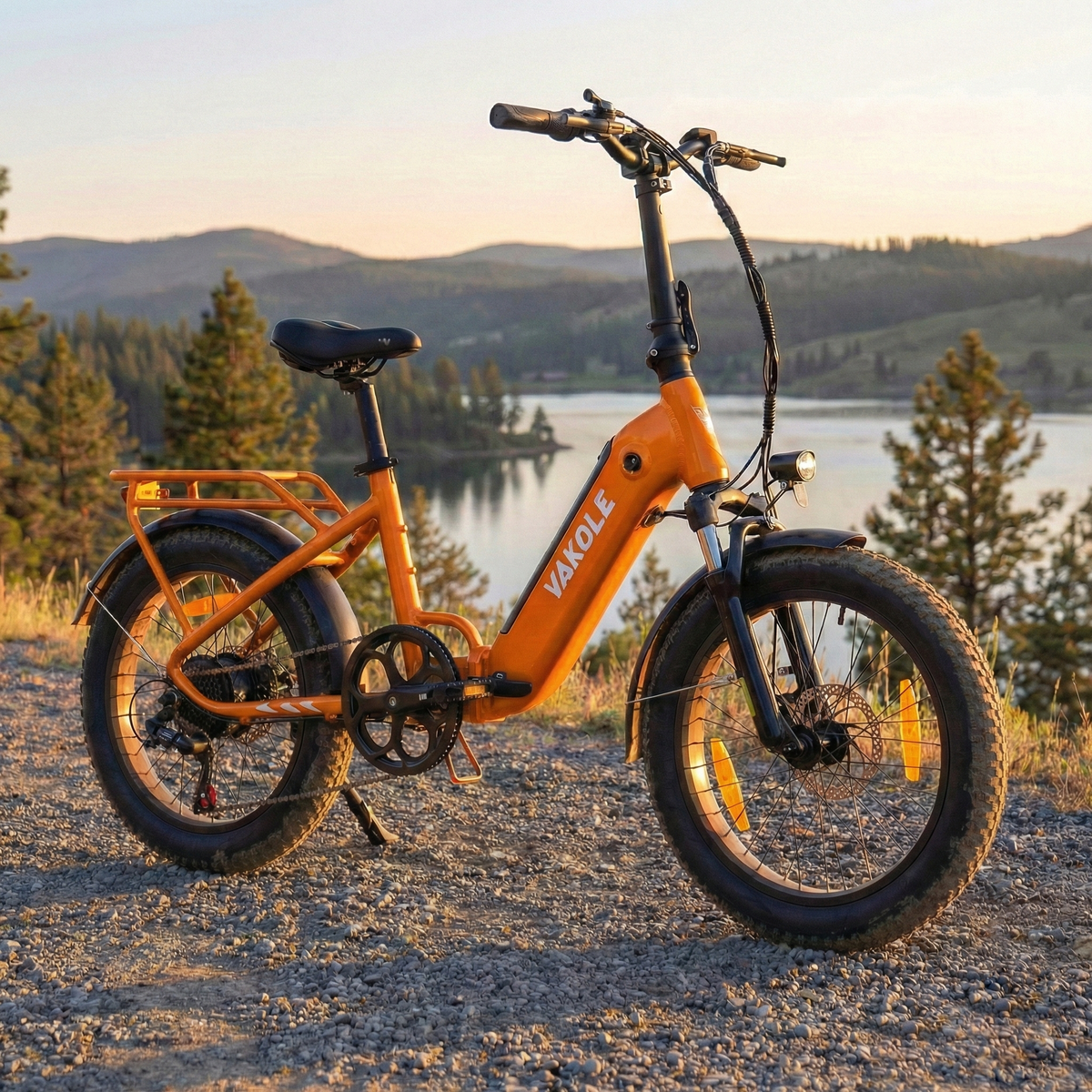 Vakole VT4 20 Zoll Faltbares Kompaktes E-Bike 468Wh Tiefeinsteiger Klapprad E-bike