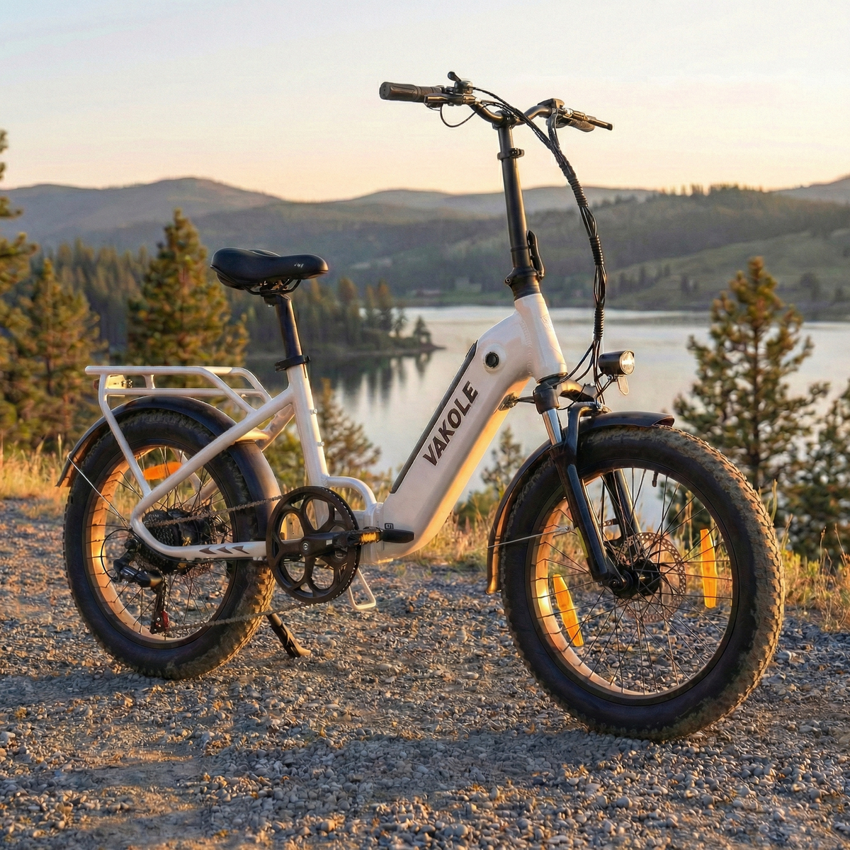 Vakole VT4 20 Zoll Faltbares Kompaktes E-Bike 468Wh Tiefeinsteiger Klapprad E-bike