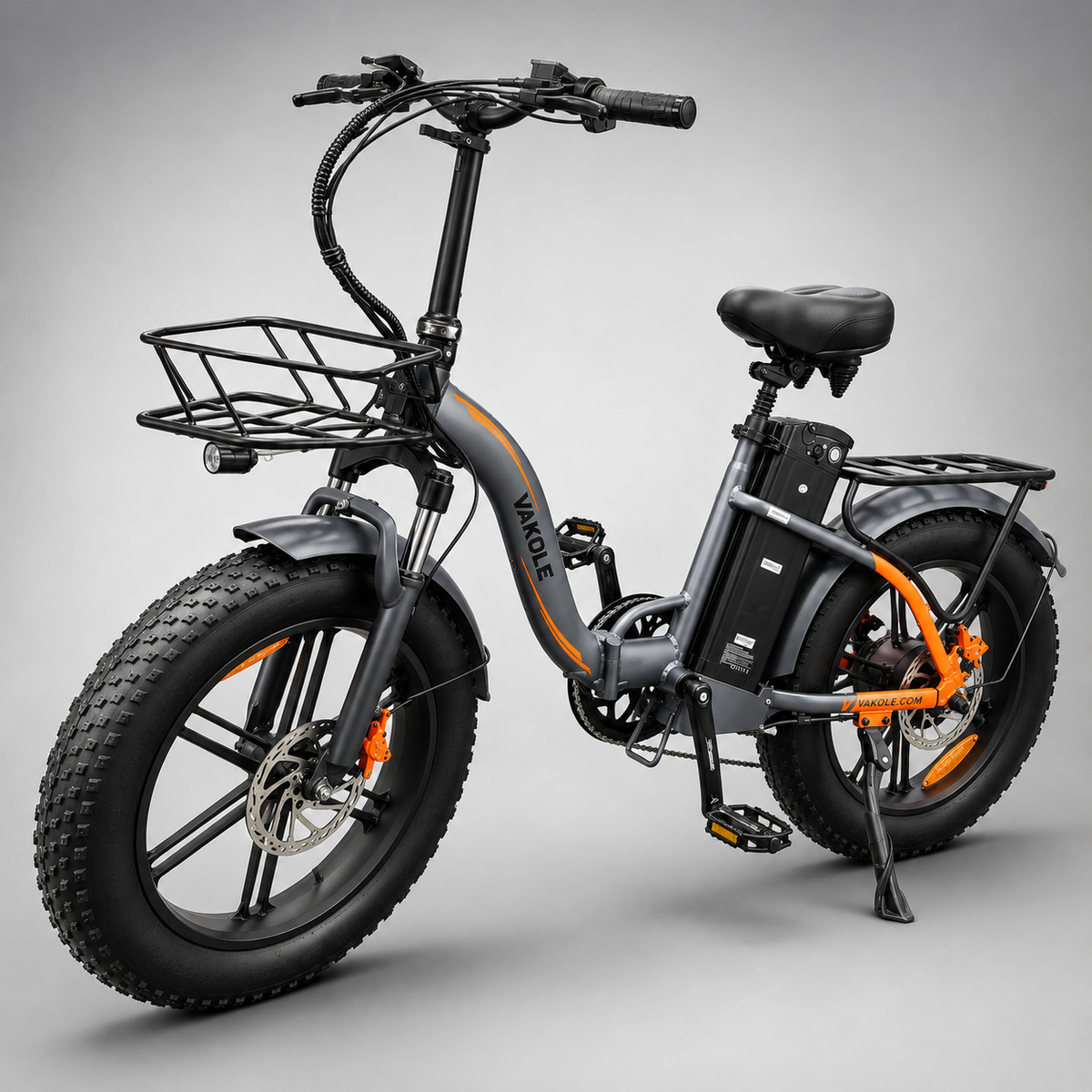 Vakole Y20 Pro 20" Tiefeinsteiger Klapprad Fatbike E-bike (1440Wh)