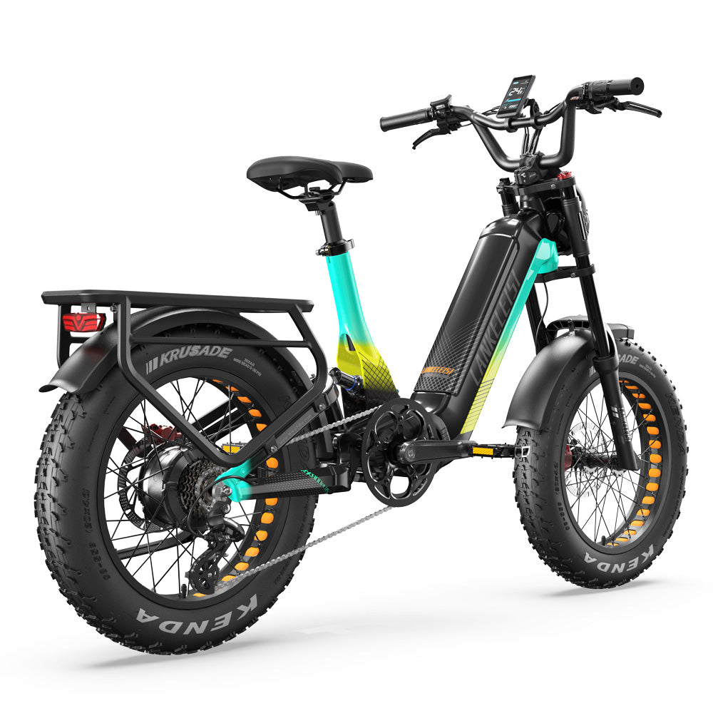 Lankeleisi RX800 Plus 20" Fatbike 960Wh vollgefedertes SUV-E-Bike